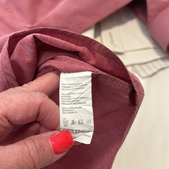 Men’s long sleeved Izod in a “ heathered” red. 💯 cotton. So 2XLT. Like new! - Picture 9 of 9